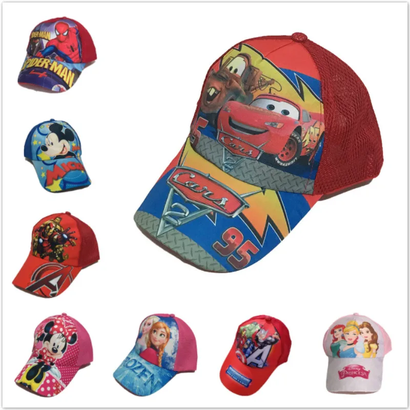 Бейсболка для мальчиков и девочек сетчатая Кепка с изображением Человека-паука