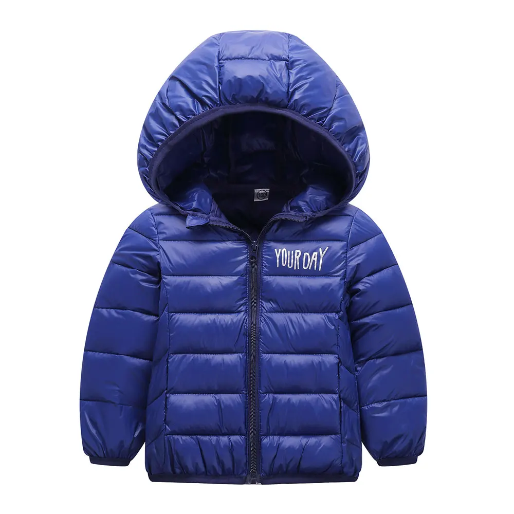 Осень-зима 2020 легкие куртки для мальчиков хлопковые пуховики с мультяшным