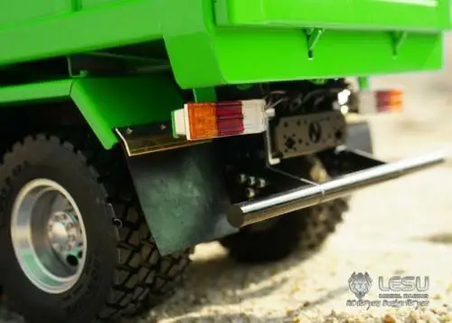 LESU RC 6*6 гидравлическая подъемная 1/14 масштаб самосвал коробка передач DIY Tmy модель с краской Радио контроллер