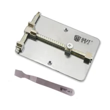 Wholesale BST-M001A Stainless Steel Mobile phone PCB Holder Jig Fixtures Universal Soldering Station Scraper Phone Repair Tools
