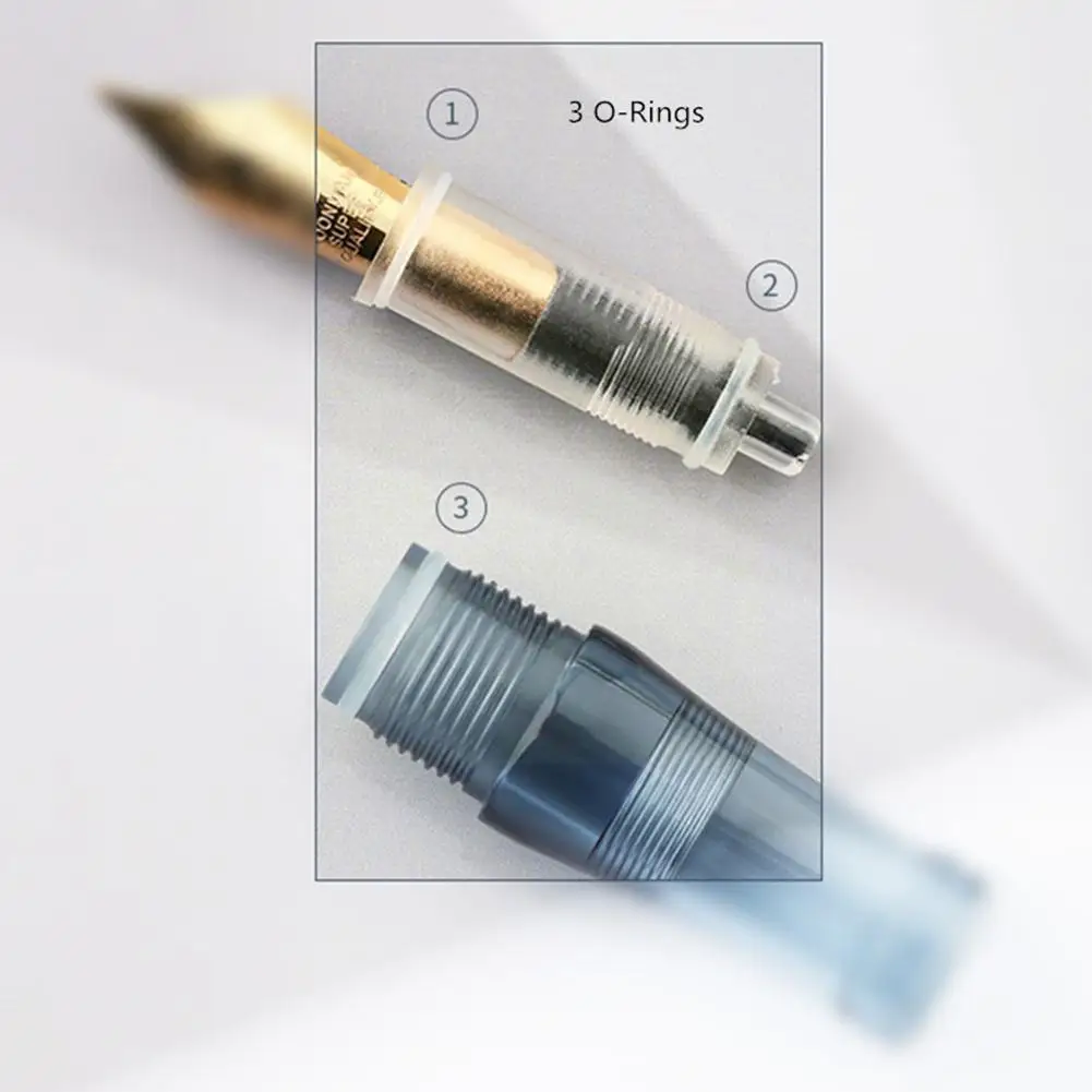 

1 Pcs Transparent Large-capacity Fountain Pen Straw Supplies Calligraphy Filling Converter Smoothly Student Pen With Wr I2H X3O8