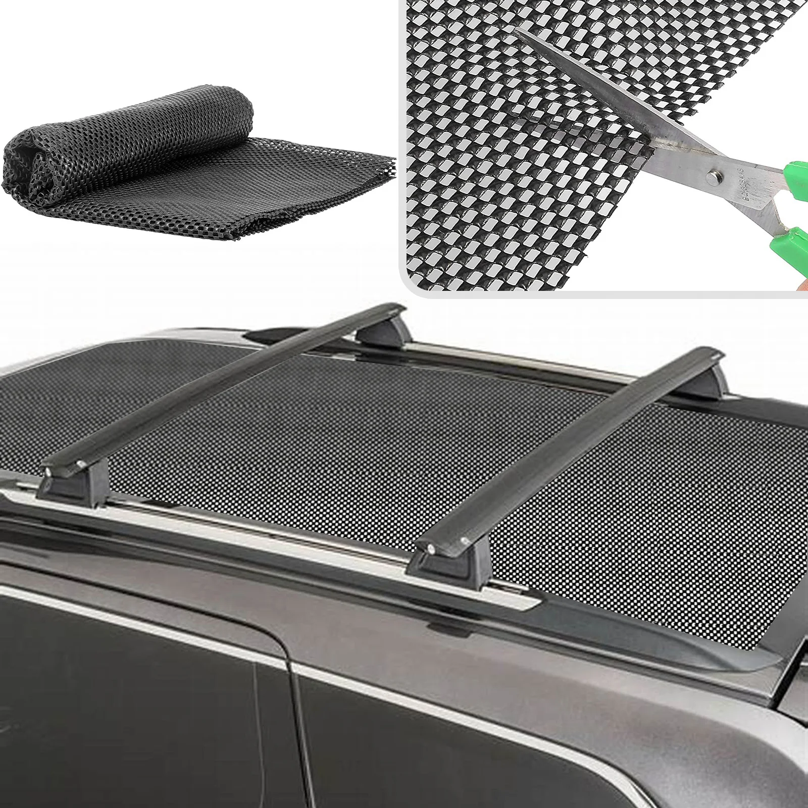 

47"x35" Anti-Slip Roof Cargo Bag Protective Mat Car Roof Cargo Carrier Mat for Roof Bag Home Car Top Garage