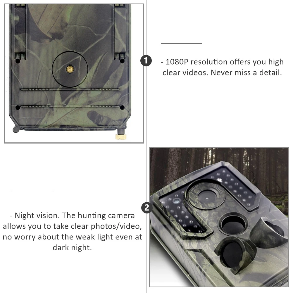 

1Pc Camera Practical Durable High Definition Infrared Camera Video Camera for Wild Outdoor