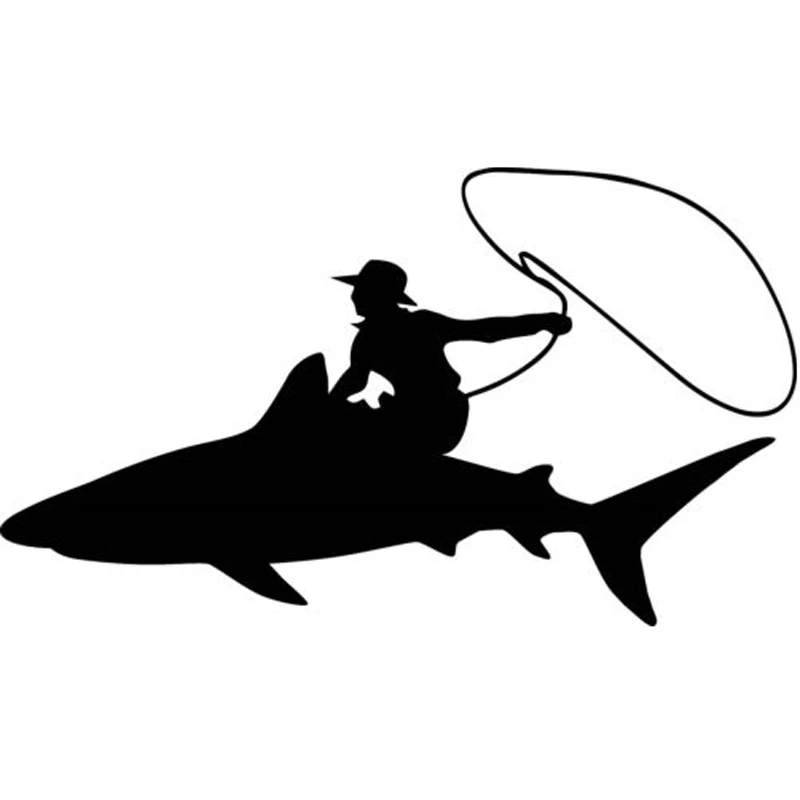 Rodeo, Акула, наклейка, Виниловая наклейка, окно, бампер, наклейка для ноутбука, автомобиль, ковбой, Западная лошадь