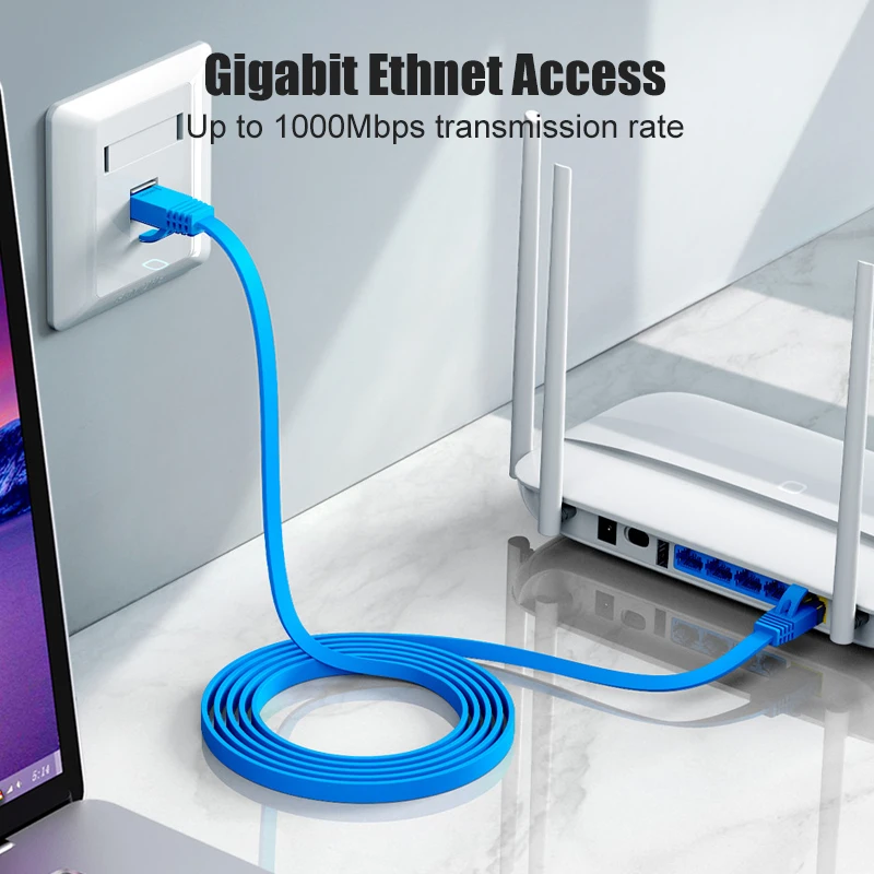 SAMZHE CAT6 плоский Ethernet кабель RJ45 Lan сетевой Патч корд для компьютера роутера