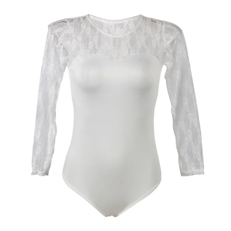 Plus Size Woman Durable Lace Body Sculpting Lingerie Nightdress Bodysuit Tops Jumpsuit Romper Fashion Lady Sexy Slim Bodysuit