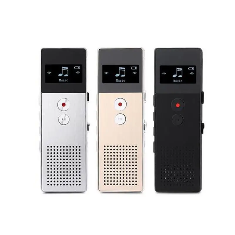 BENJIE C6 профессиональный бизнес Цифровой диктофон 8 ГБ MP3 музыкальный плеер Поддержка TF карта Встроенный громкоговоритель