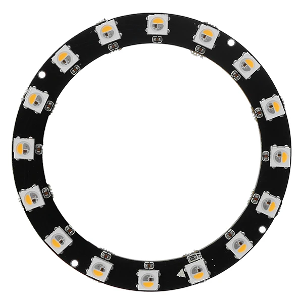 Круглая форма WS2812B SMD5050 RGBW RGBWW 4 в 1 светодиодный светильник чип-плата DC5V 1 шт. 8 шт. 12 шт. 16 шт. 24 шт. СВЕТОДИОДНЫЙ полноцветный модуль