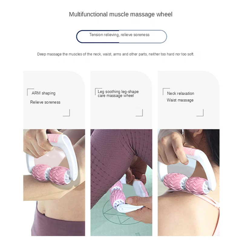 

Yoga Fitness Gym Pilates Sports Yoga Massage Roller Accesories Massager Leg Muscles To Relax The Roller 3 Colors