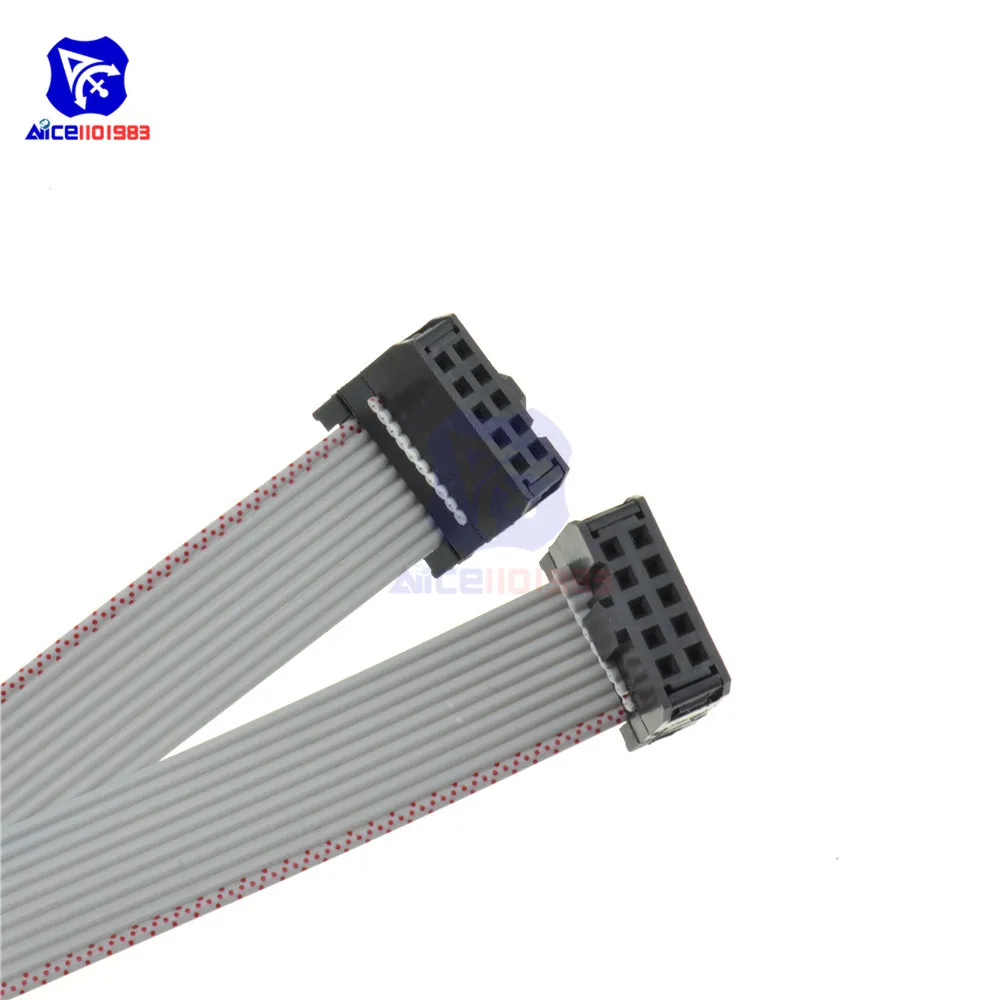 Плоский кабель для передачи данных diymore 70 см 10 Pin USB ASP FAI JTAG AVR P IDC 2 54 мм| |