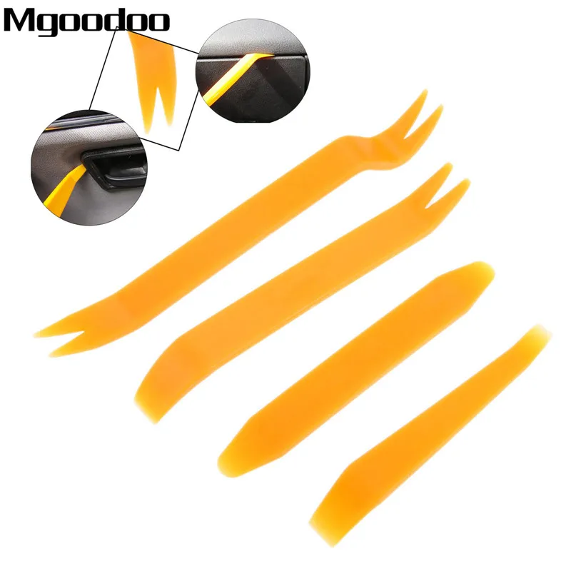 

4 шт. портативный автомобильный радиоприемник панели двери зажим панели отделки приборной панели снятие аудио установщик набор ремонтных и...