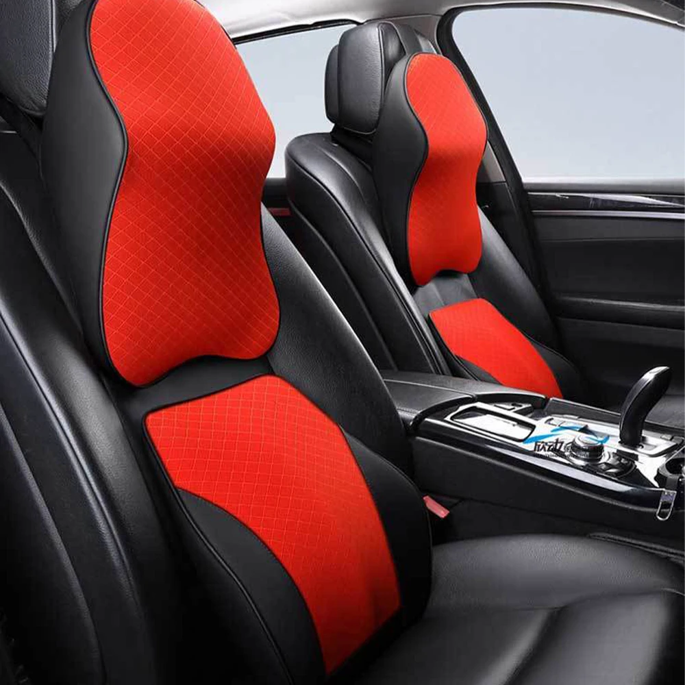 Автомобильная подушка для шеи большого размера поддержки поясницы наволочка