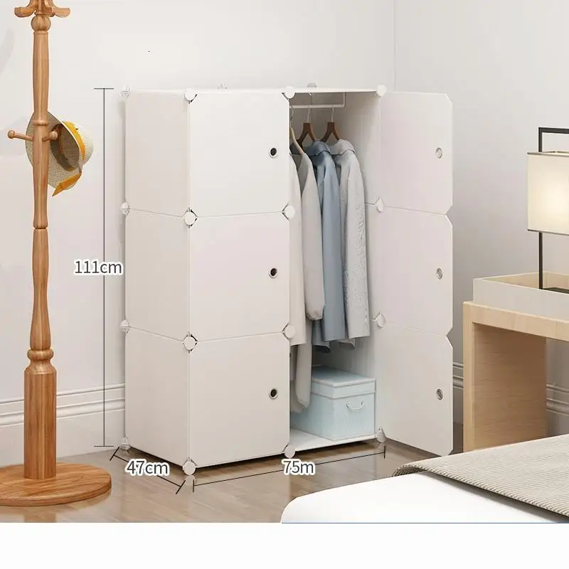MODEL E Для спальни Penderie Meuble Range Armario De Almacenamiento Armadio Guardaroba Mueble Closet Guarda Roupa шкаф для одежды - Цвет: MODEL E