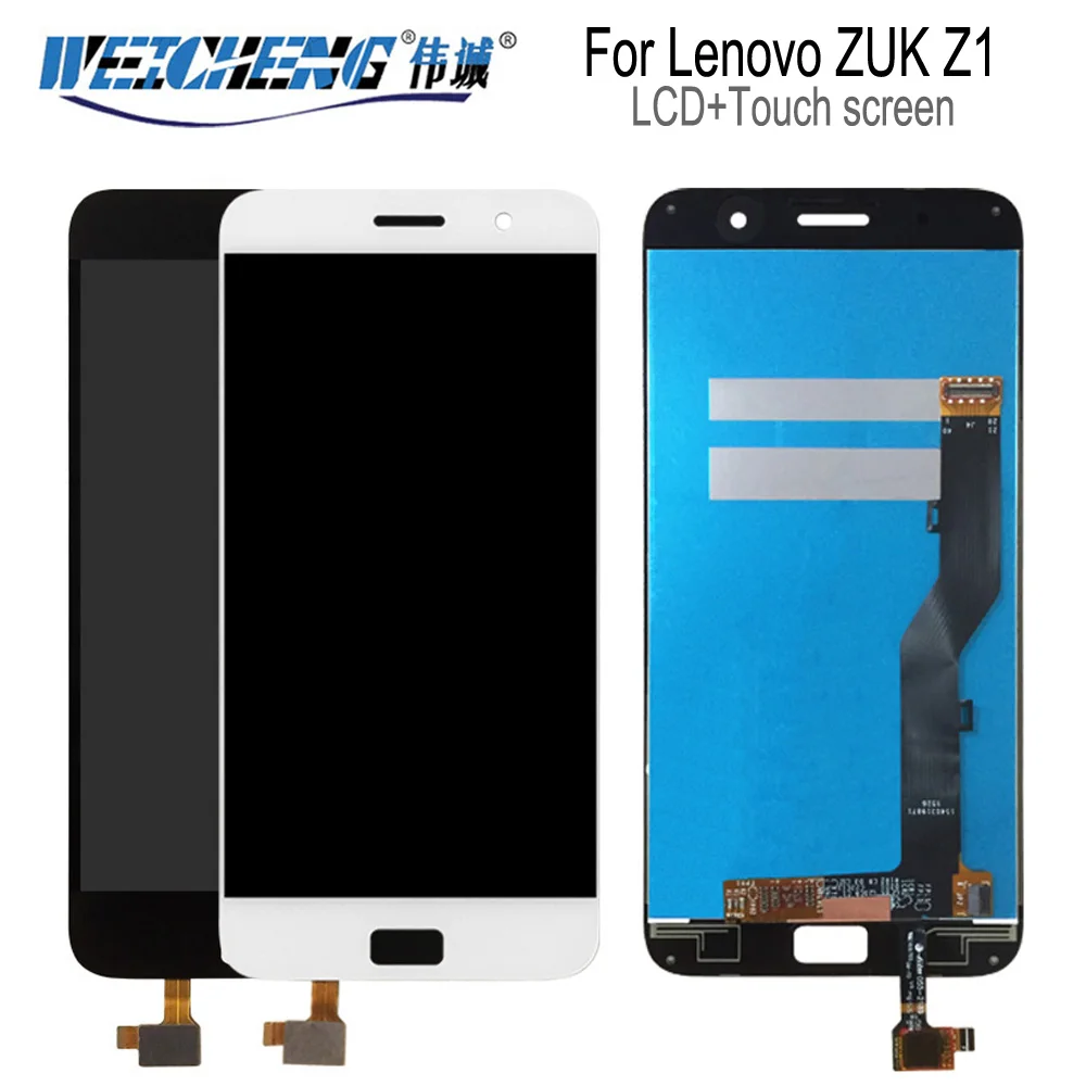 ЖК дисплей для Lenovo ZUK Z1 5 дюйма дигитайзер сенсорного экрана в сборе запасные