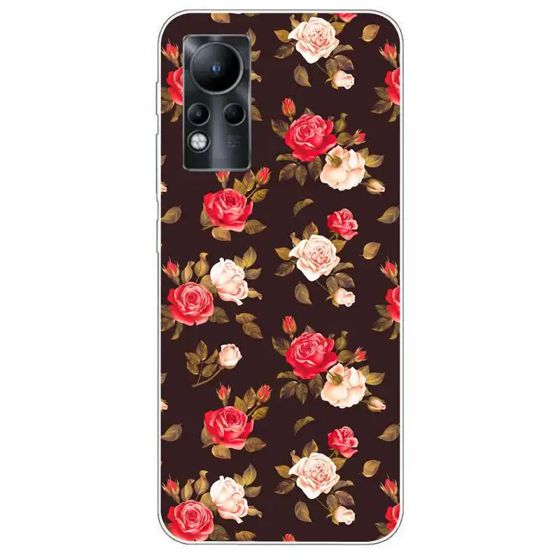 Чехол для Infinix Note 11 Мягкий Силиконовый ТПУ чехол телефона с рисунком волка Pro