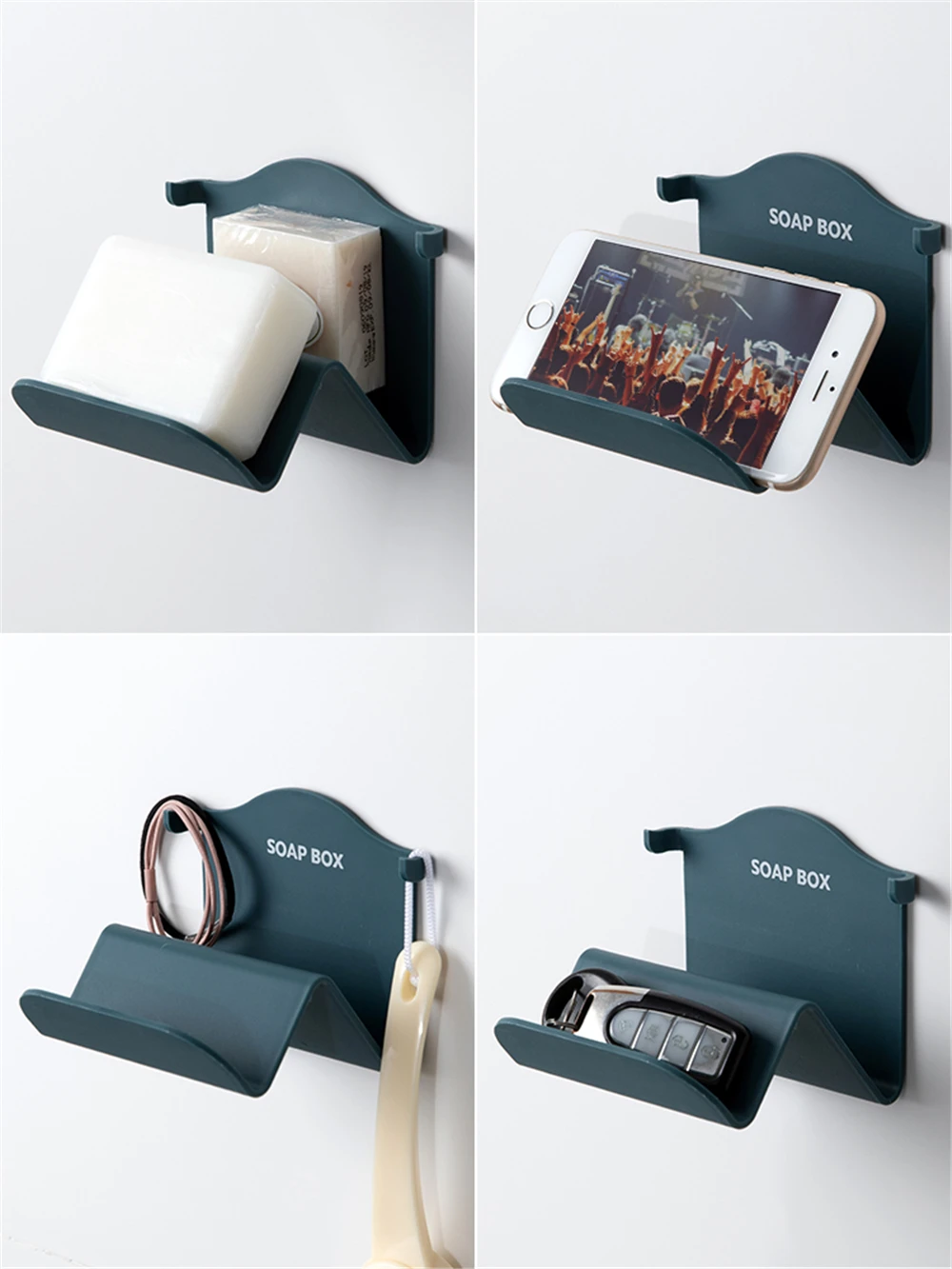 Бытовая ванная Коробка для мыла настенная стойка Ванная комната сливной душ