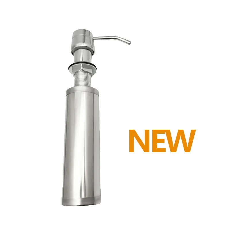 Диспенсер жидкого мыла из нержавеющей стали WASOURLF бутылка с хромированным