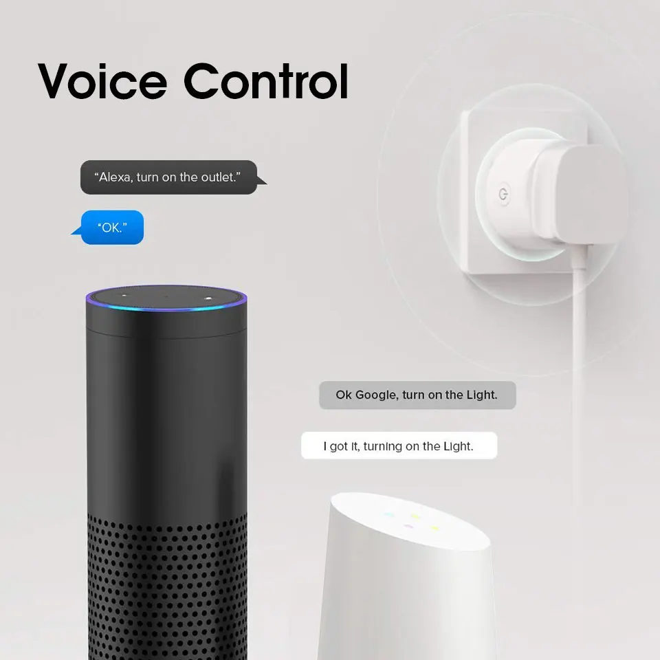 Умная розетка с Wi Fi и управлением через приложение|Умные розетки| |