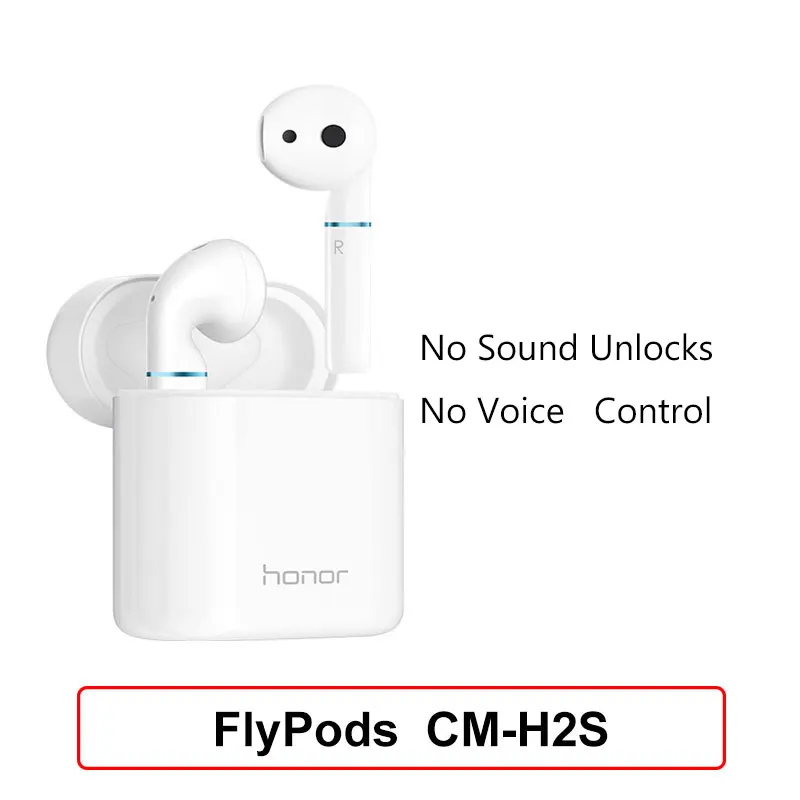 HONOR Flypods PRO TWS наушники Flypods/Lite вкладыши настоящие беспроводные наушники Bluetooth 5,0 для Android и iOS - Цвет: flypods White