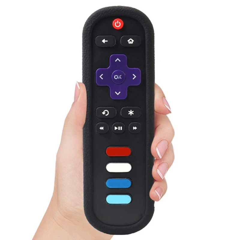 Sikai Case For Tcl Roku Rc280 Remote Silicone Shockproof Protective Cover 3600R / Tv Skin-Fr | Электроника
