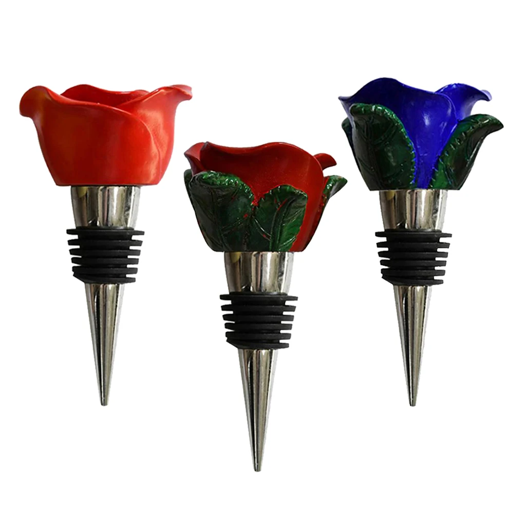 

Премиум цветок в форме бутылки вина Пробка штепсельной вилки защитный чехол с крышкой вечерние пользу