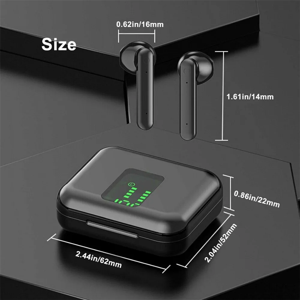 

TWS Bluetooth X15 Sweatproof Wireless Mini Earphones Headphones Stereo Headset Earbuds In Ear 9h Music Smart Touch Wholesale