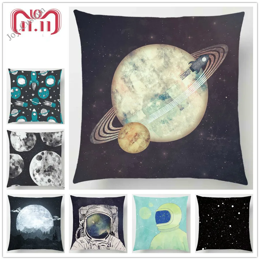 Таинственная Вселенная чехол для подушки из мягкого волокна звезды верхняя