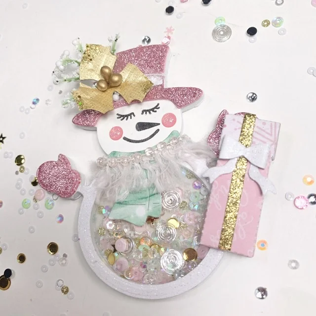 KSCRAFT милый снеговик шейкеры режущие штампы Набор для DIY Скрапбукинг/фотоальбом