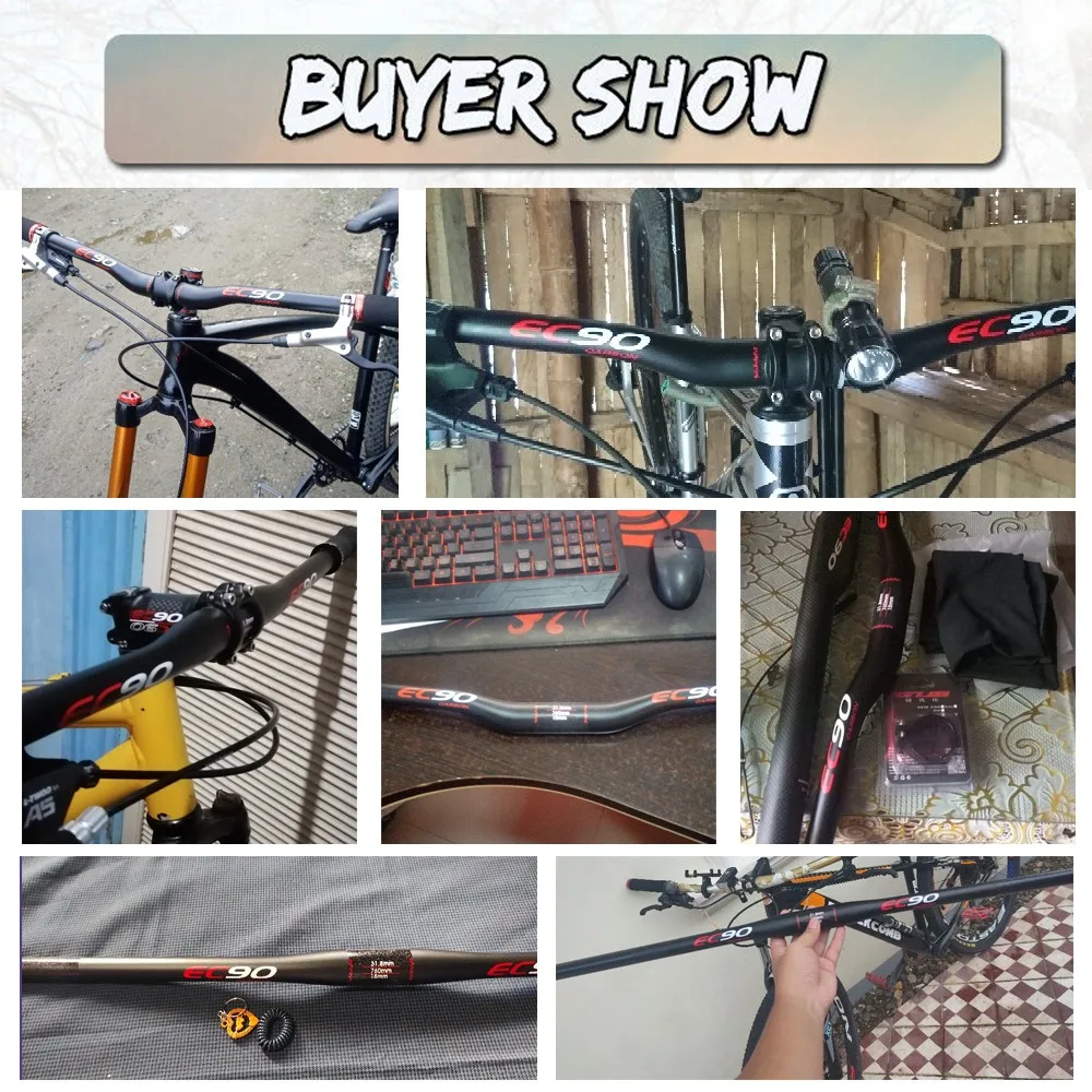 Полностью карбоновый велосипедный руль UD матовый для горного и дорожного