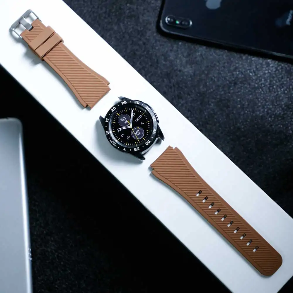 22 мм ремешок для часов samsung Galaxy watch 46 мм 42 мм active 2 gear S3 Frontier ремешок huawei часы gt спортивный браслет 20