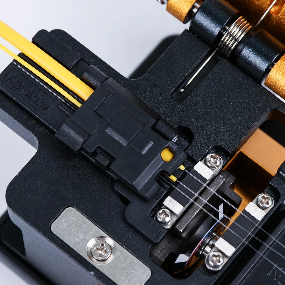 

KOMSHINE Fiber Optic Cleaver KF-52 Cable Cutting Knife FTTT Fiber Optic Knife Tools Cutter High Precision 24 Surface Blade