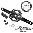 Новые детали для горного велосипеда, Кривошип 104 мм, одинарная звезда системы, одинарная звезда, узкая, широкая, BCD для горного велосипеда 1*11 1*10