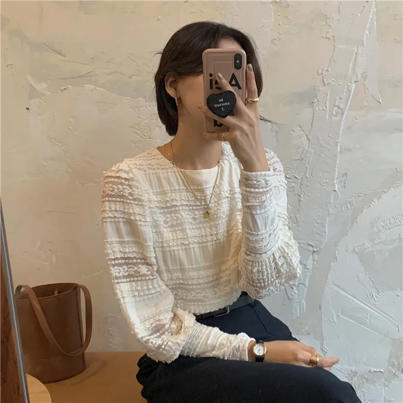

New oversize Women Blouses spring Tops femme Casual Women shirt long sleeve Cotton Girls Blouse New Blusas autumn