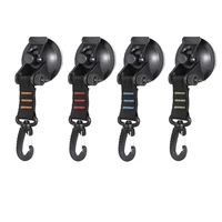 4pcs securing hook durable tie down suction cup anchor multifunction travel camping tarp luggage universal car side awning door