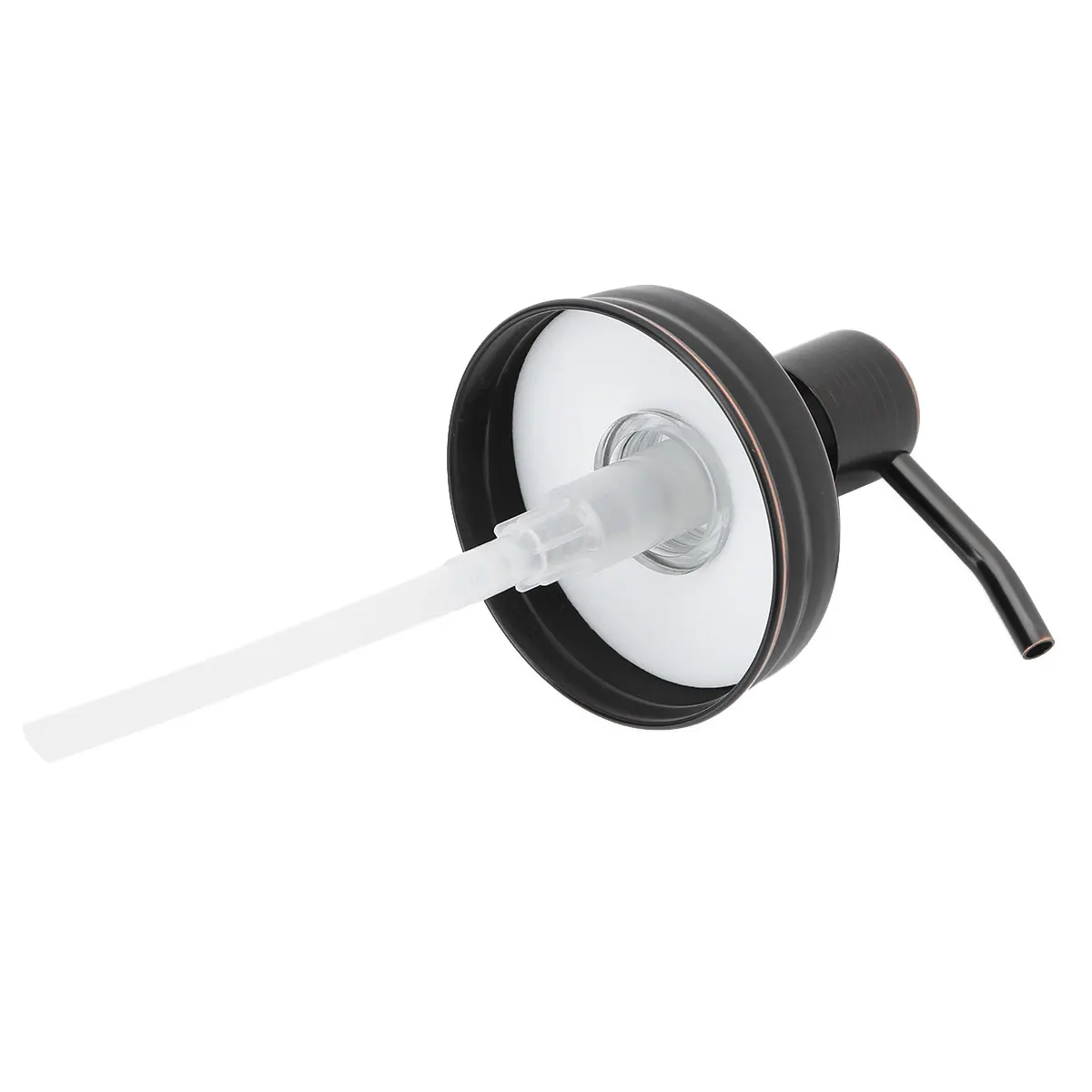 

Stainless Steel Mason Jar Lids Dispenser with Metal Pump For Most Regular Mouth Canning Jars Soap Pump Liquid Lotion Dispenser