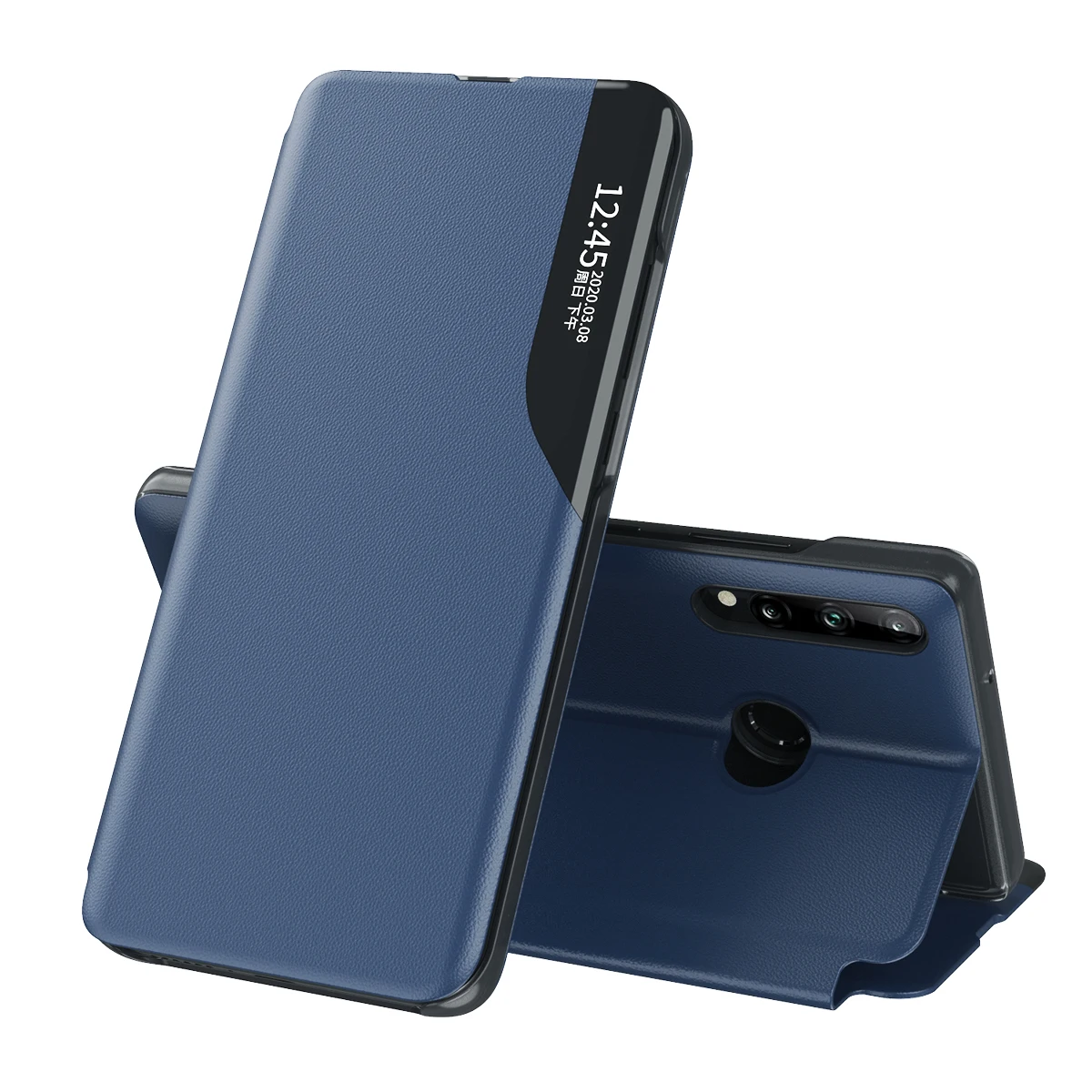 Роскошный кожаный чехол книжка с окошком для Huawei Mate 40 20 P30 P40 Pro P20 lite|cover for huawei|case