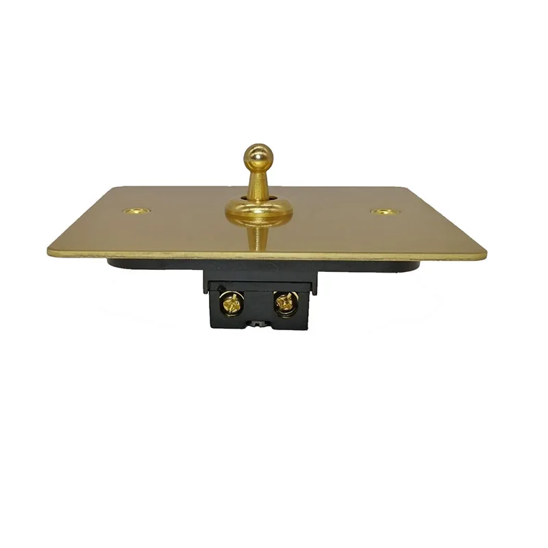 1 шт. латунный тумблер переключатель на выходе рычаг один двойной контроль ретро