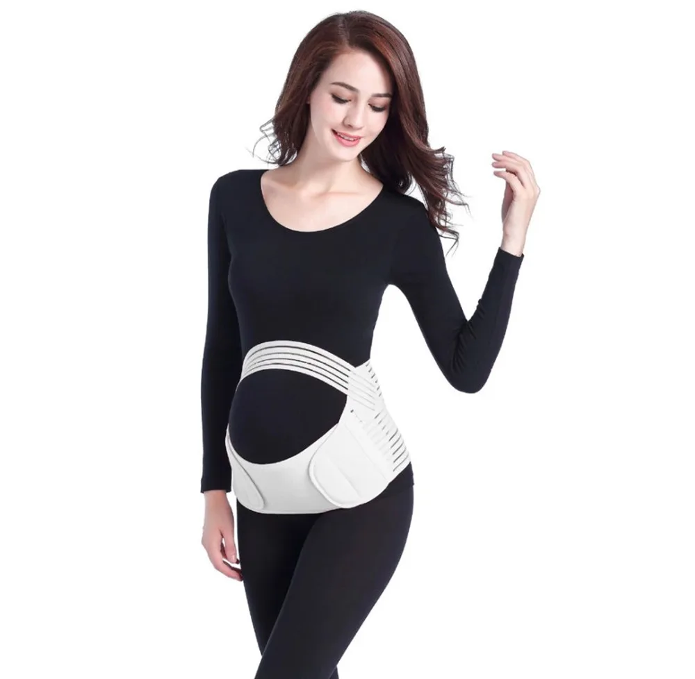 Cintur&oacute;n de maternidad ajustable para Mujer, banda para la cintura, soporte para el vientre, ropa de embarazo-1