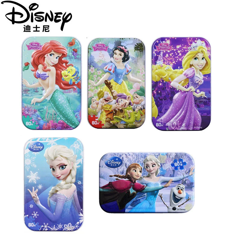 Дисней Подлинная Русалка Принцесса и зима Романтика 60 штук деревянные