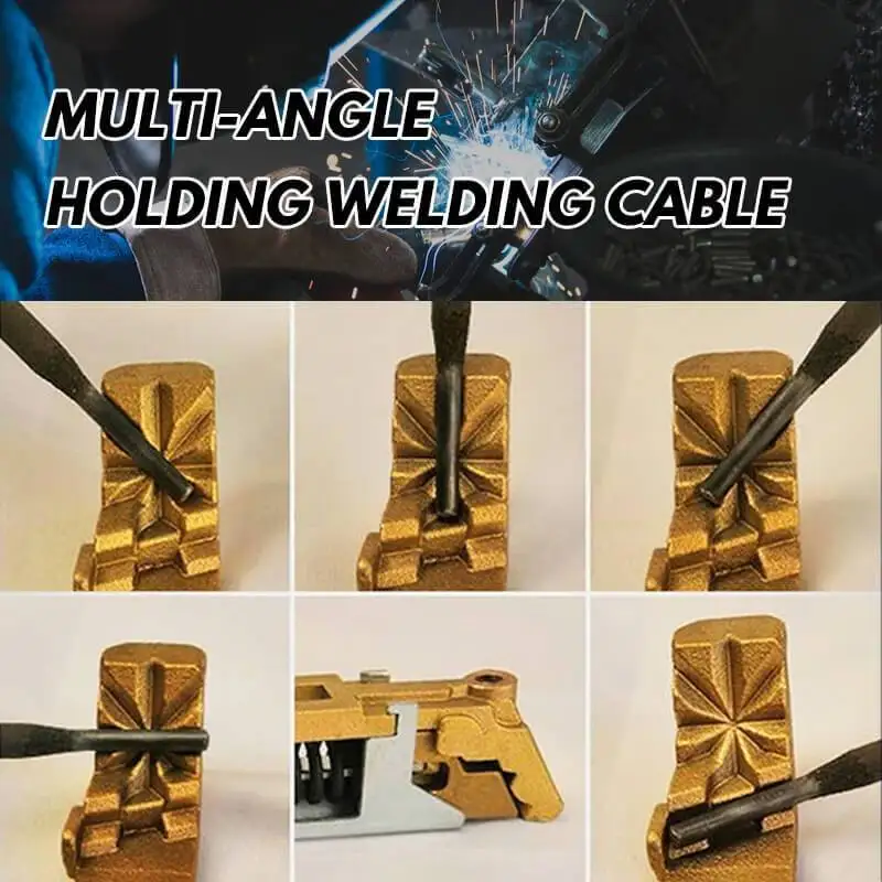 

All Copper Anti-scald Welding Clamp Upgraded Electrode Holder With Chipping Hammer Industrial Grade Wire Clamp Welding Pliers