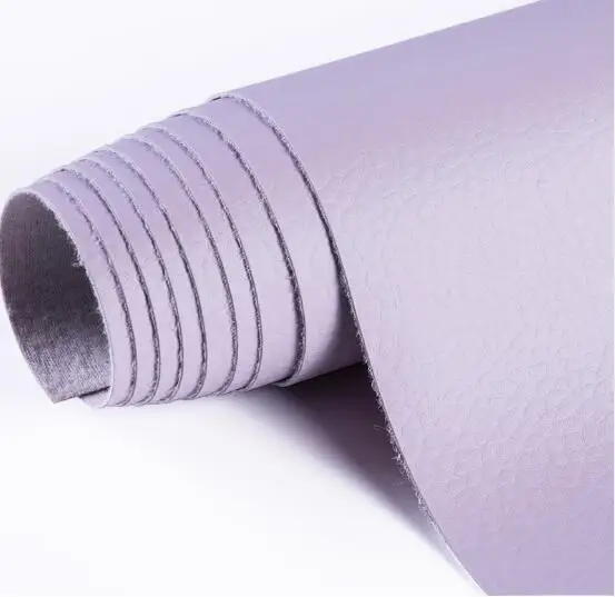 29 Light Purple 50*138 см Синтетическая кожа личи искусственная кожа ткань искусственная кожа ткани DIY сумка Диванный домашний декор швейный материал Однотонная искусственная искусственная кожа Ткань для шитья DIY Сумка Обувь - Цвет: 29 Light Purple