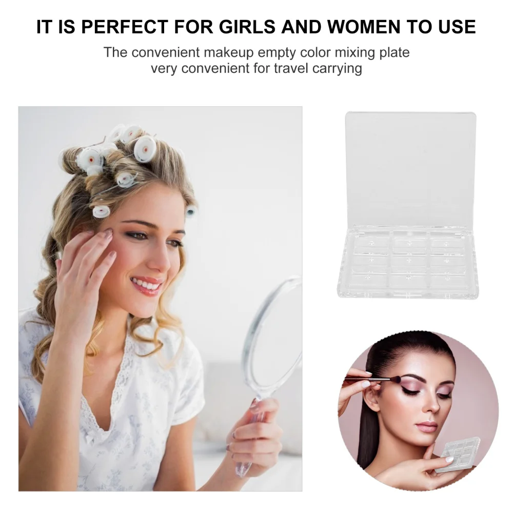 

4pcs Eyeshadow Organizers Blusher Boxes Compartment Cosmetics Organizer Boxes