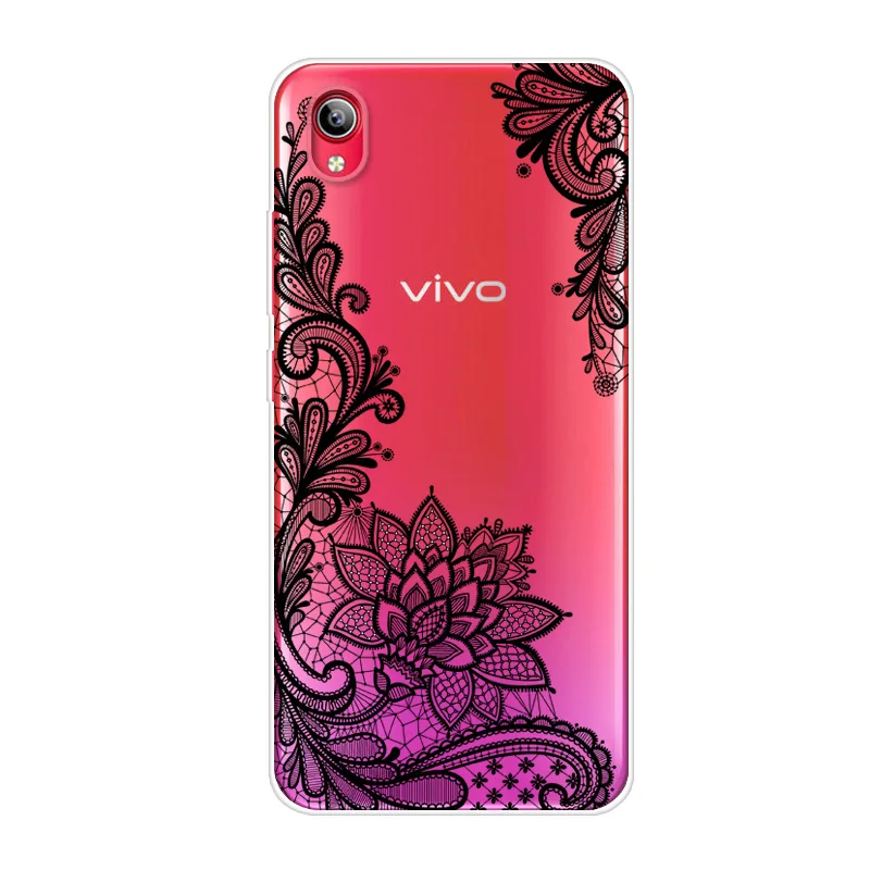 ДЛЯ VIVO Y91C чехол Y93 ТПУ силиконовый мягкий мультяшный Прозрачный для прозрачная