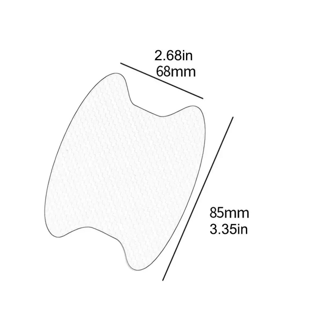 

Car Door Bowl Protection Sticker Door Handle Protective Film Carbon Fiber Door Bowl Sticker Universal Car Sticker