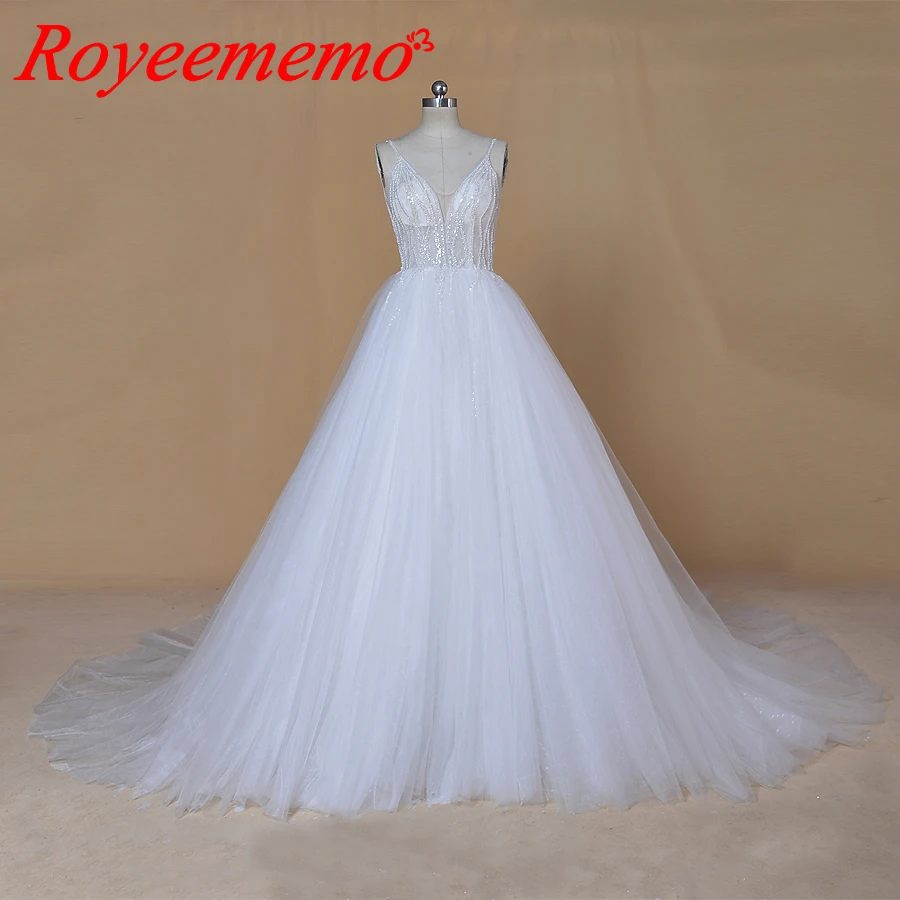 2020 новый дизайн свадебные платья на тонких бретельках свадебное платье заказ