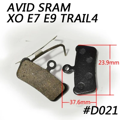 D021 Catazer 4 пары полуметаллические MTB велосипедные дисковые тормозные колодки для велоспорта SHIMANO0 AVID HAYES TEKTRO Magura Formula - Цвет: D021