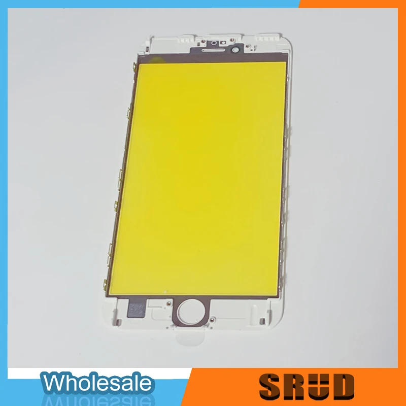 A+ quality 2 in 1 Outer Glass With Frame Bezel For iPhone 5 5s 6 6s 7 8 Plus LCD Touch Screen Outer Glass