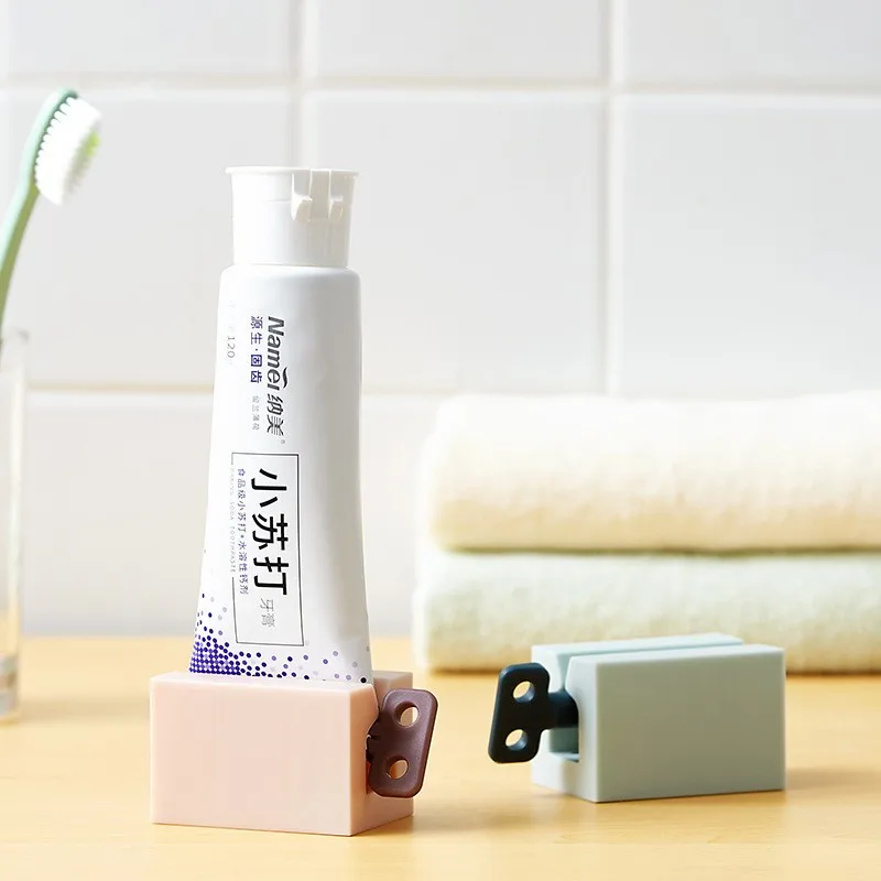 

Bathroom Accessories Toothpaste Squeezer Tooth Paste Dispenser Tube Squeezer Facial Cleanser Press Rolling Holder