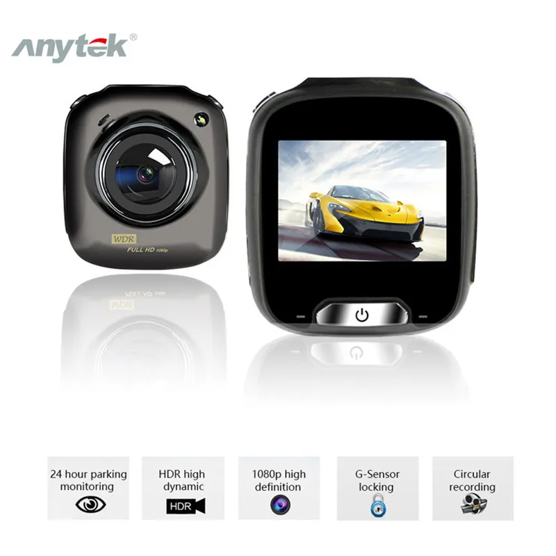 2 ''экран скрытый вождения рекордер высокой четкости 1080P Парковка Мониторинг
