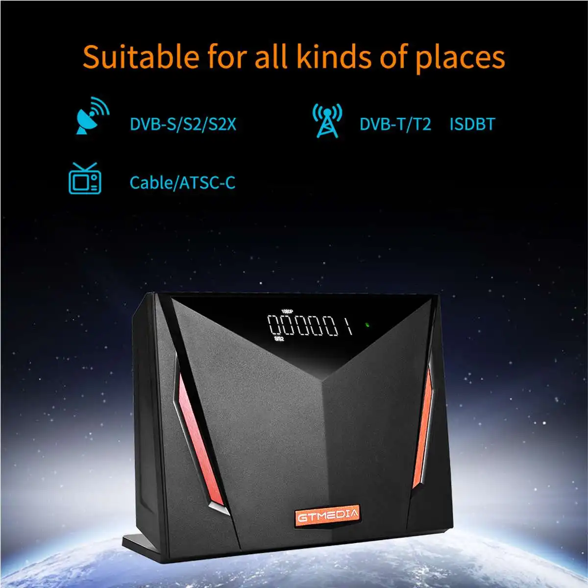 

Gtmedia V8 UHD 4k DVB S2 Satellite Receiver DVB S2/S2X/T2/Cable Update GTmedia Original Satellite TV Receiver